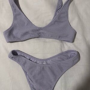 PacSun Lilac Textured Bikini